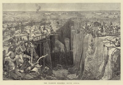 Les mines de diamants, Afrique du Sud - Felix Regamey